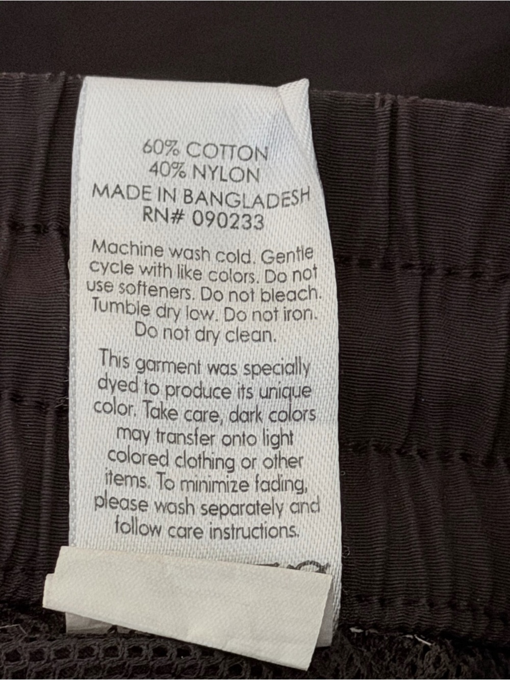 PacSun Black Baggy Cotton Nylon Cargo Pants S Streetwear Gorpcore Pockets - Picture 6 of 7